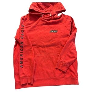 American Eagle Men’s Red Large hoodie